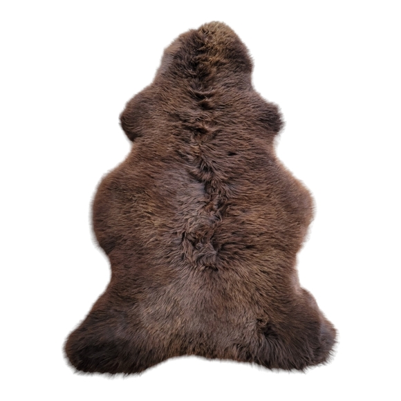 XL Brown Sheepskins 100%Genuine Sheepskin fur rug or chair throw - Picture 8 of 15